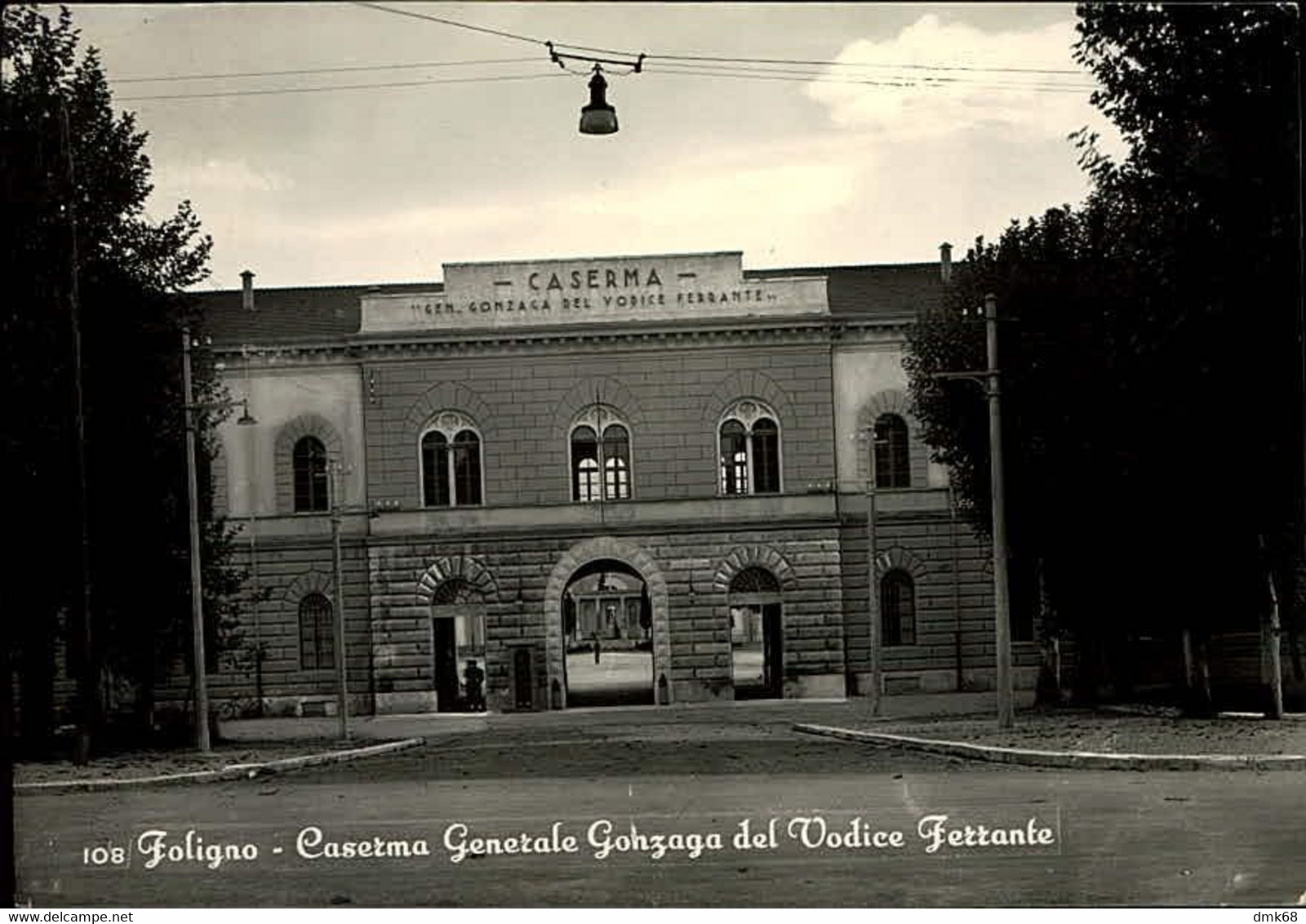 FOLIGNO - CASERMA GENERALE GONZAGA DEL VODICE FERRANTE - EDIZIONE CASTELLANI - SPEDITA 1959 (14564) - Foligno