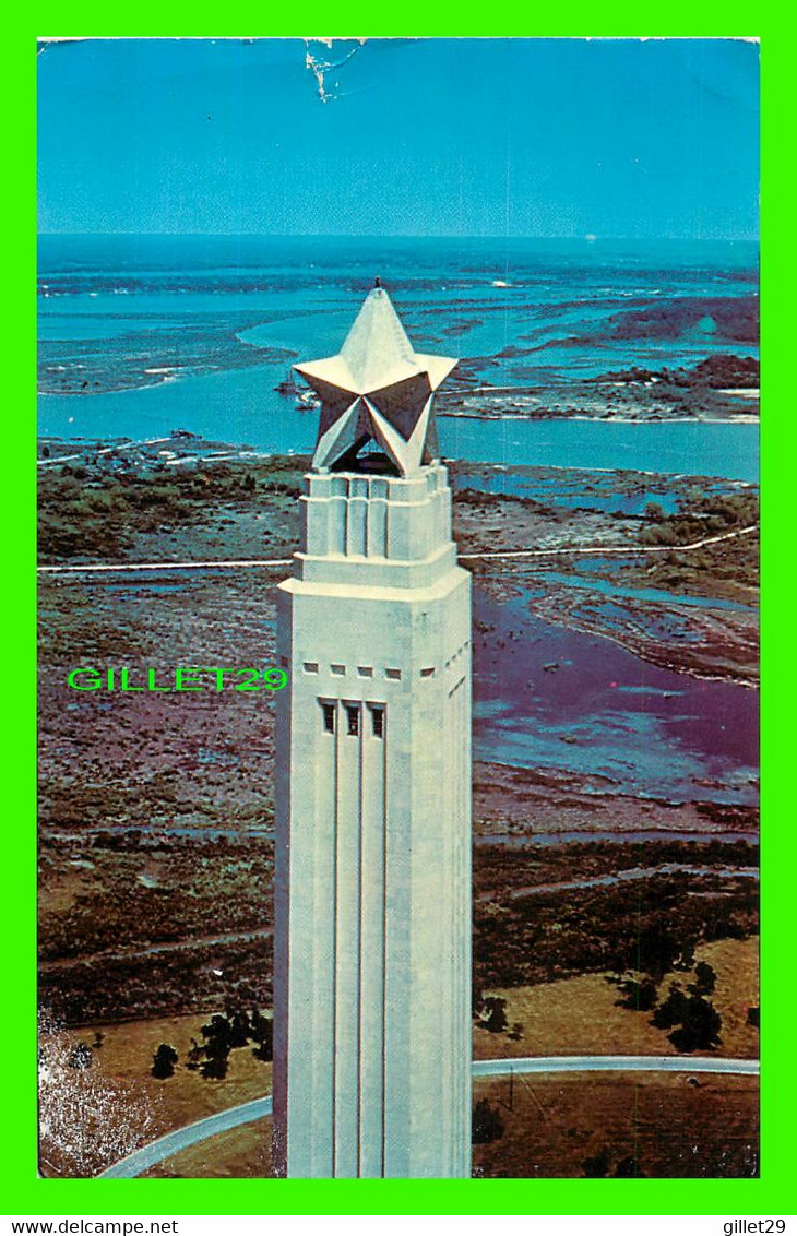 HOUSTON, TX - SAN JACINTO MUSEUM AND MONUMENT - TRAVEL IN 1966 -  PUB. BY AMERICAN POST CARD CO - - Houston