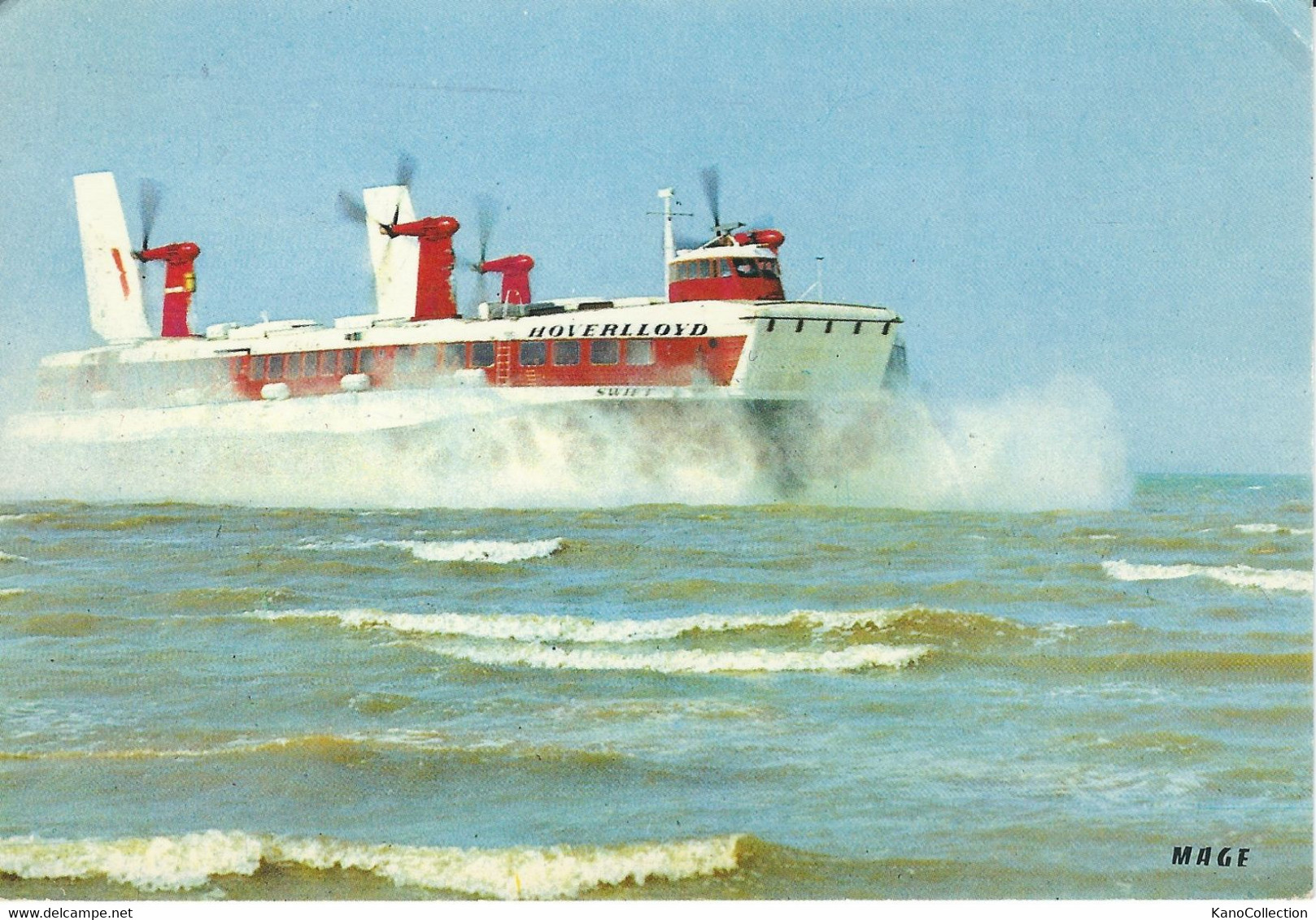 Hovercraft Calais-Ramsgate, Gelaufen 1974 - Aéroglisseurs