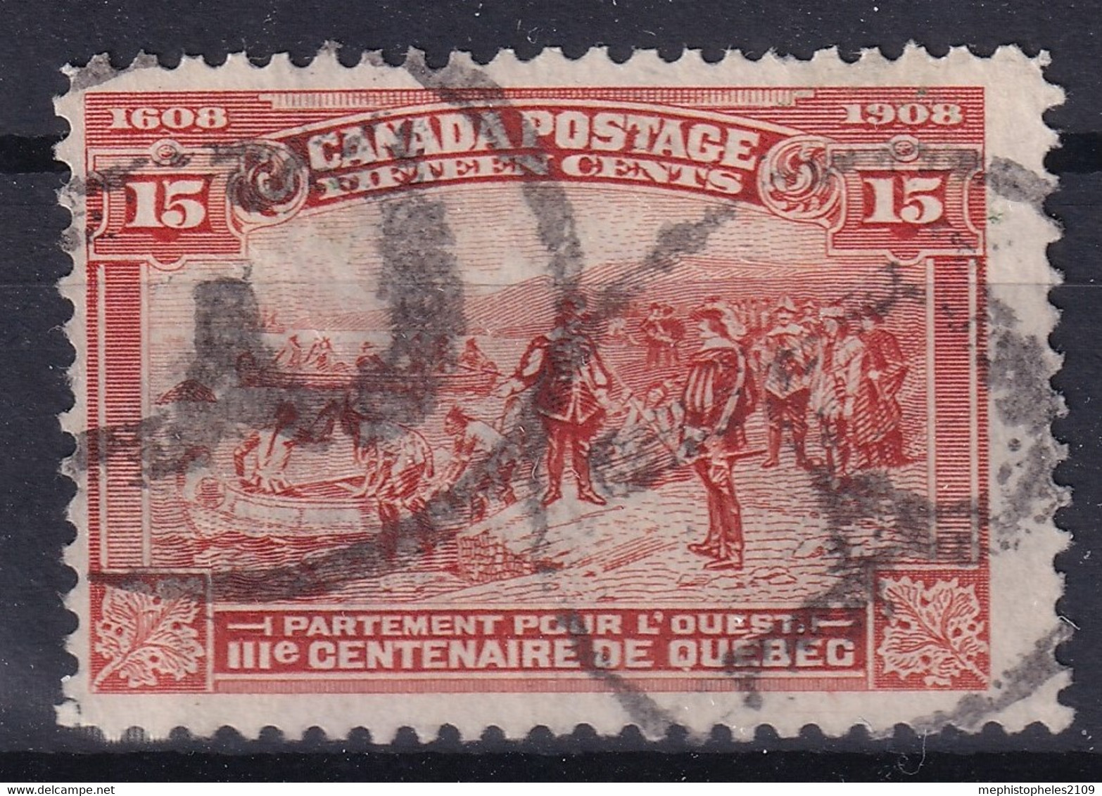 CANADA 1908 - Canceled - Sc# 102 - Usati