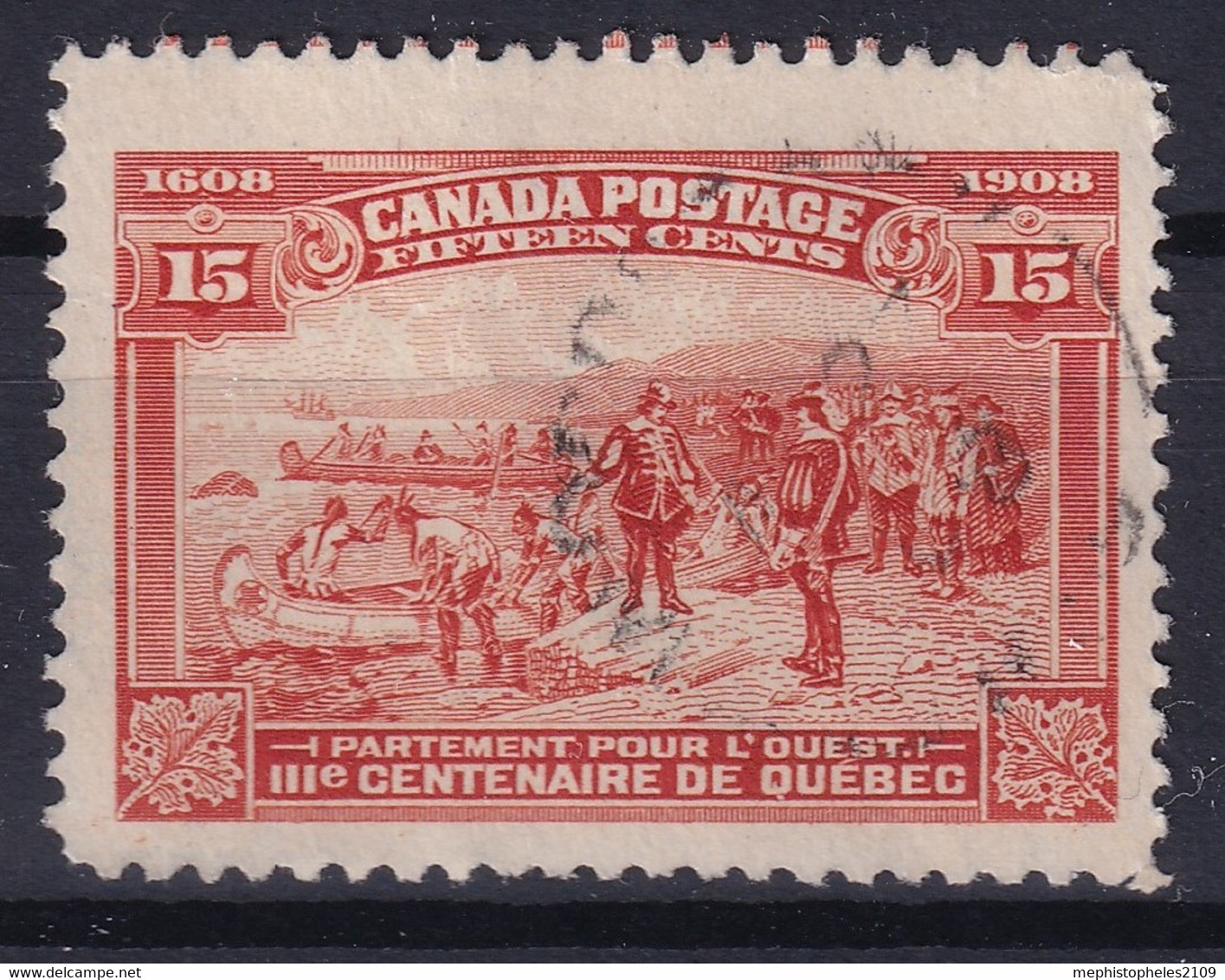 CANADA 1908 - Canceled - Sc# 102 - Gebruikt