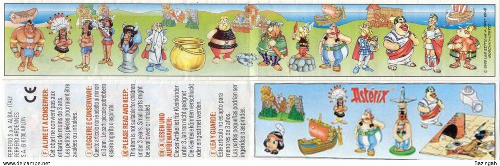 BPZ Astérix 1995 - Notices