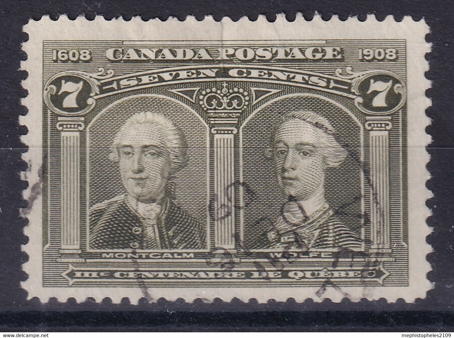 CANADA 1908 - Canceled - Sc# 100 - Usados