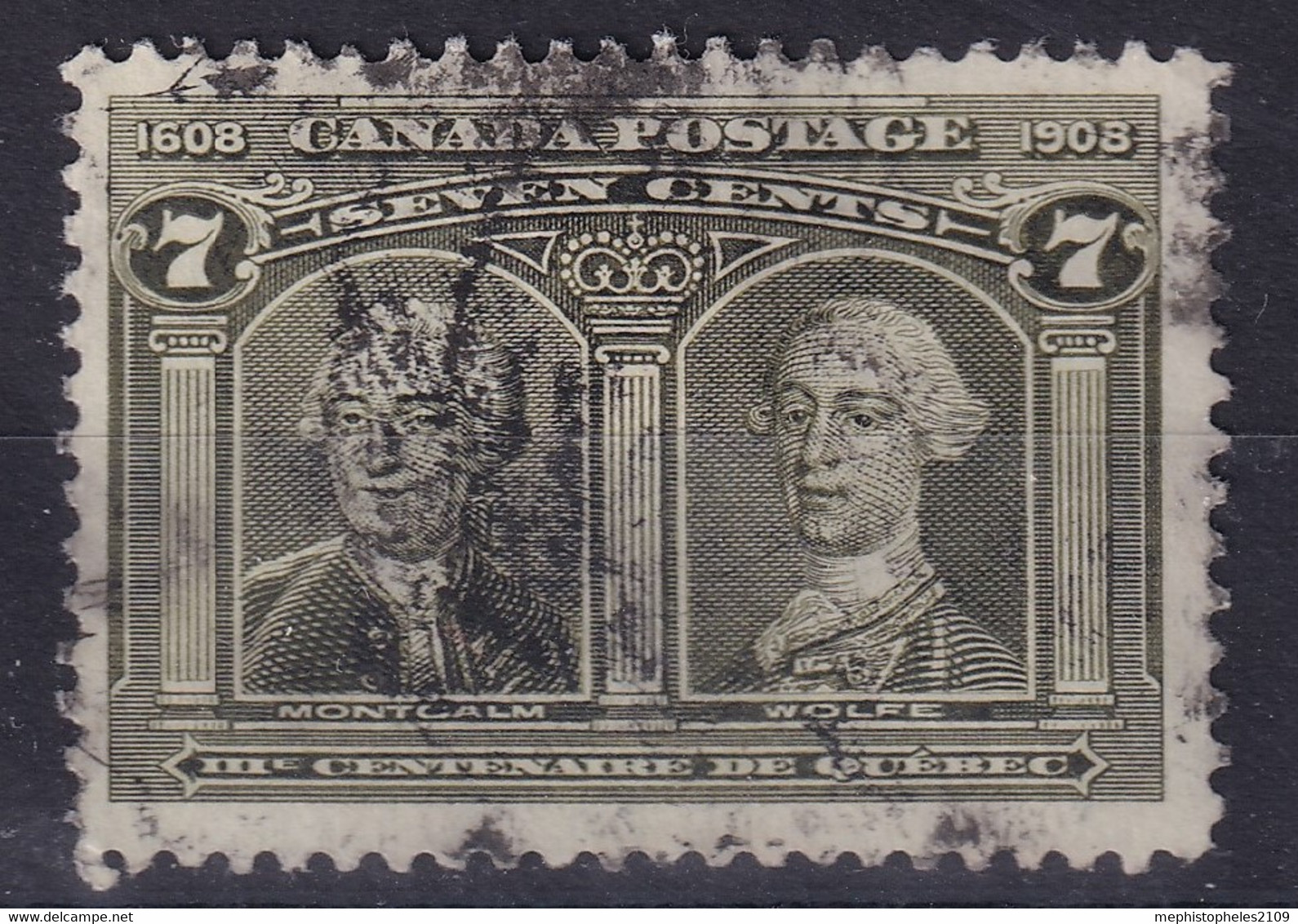 CANADA 1908 - Canceled - Sc# 100 - Gebruikt