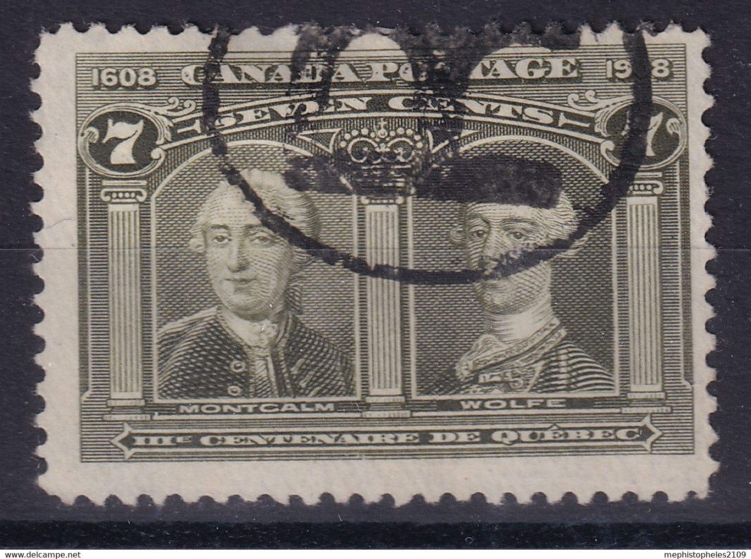 CANADA 1908 - Canceled - Sc# 100 - Usados