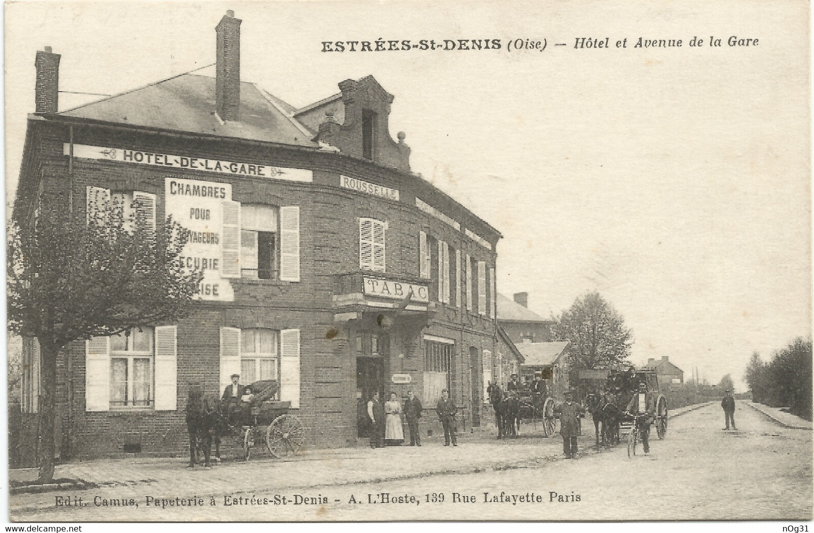 60 - Hotel Et Avenue De La Gare - Estrees Saint Denis