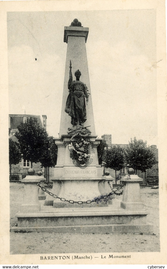 BARENTON - Le Monument Aux Morts - Barenton