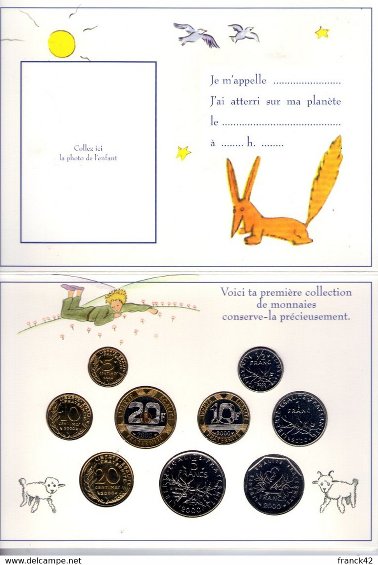 France. Série BU Petit Prince 2000 - BU, BE & Muntencassettes