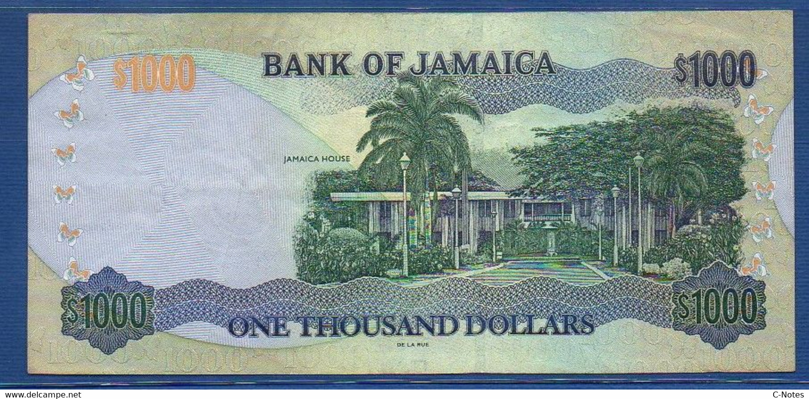 JAMAICA - P.82 – 1000 Dollars 2002 VF, Serie BT805338 - Jamaica