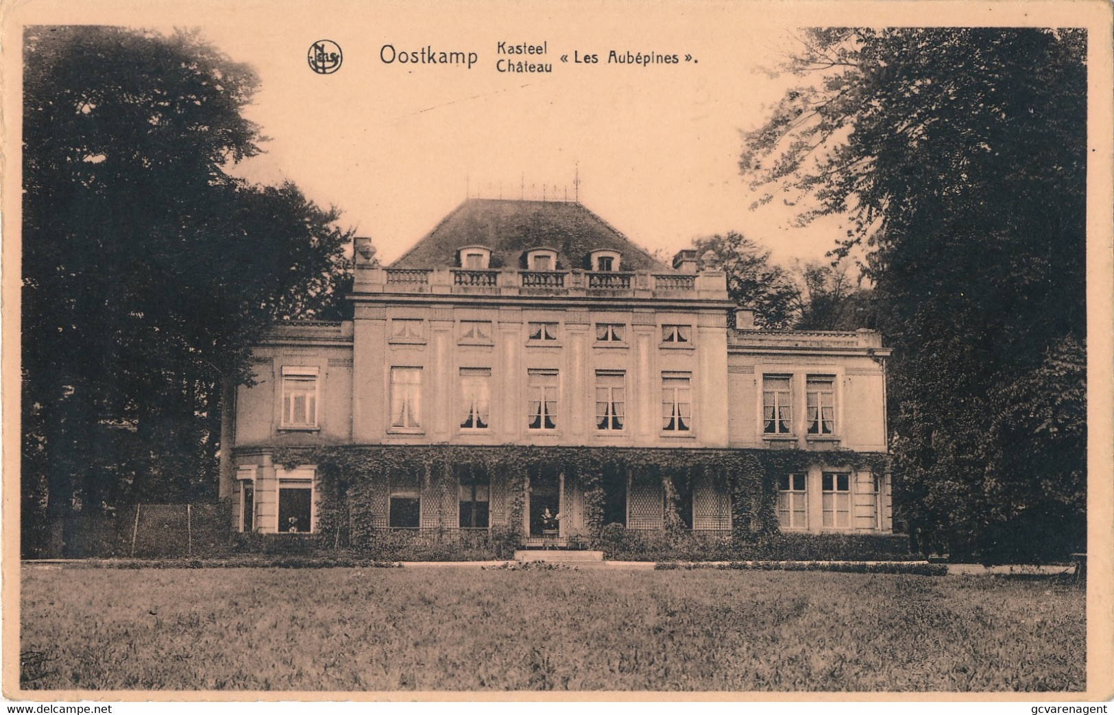 OOSTKAMP  KASTEEL LES AUBEPINES         2 SCANS - Oostkamp