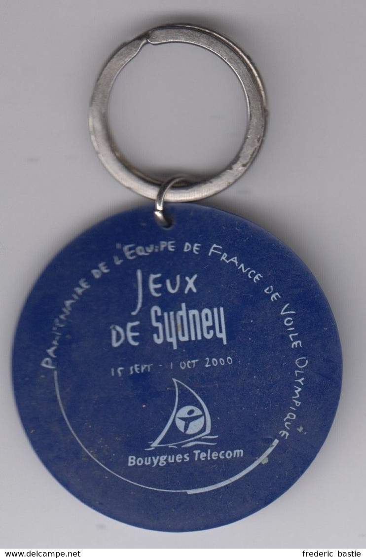 VOILE  - J .O. De Sydney Porte Clés  En Plastique Souple - Apparel, Souvenirs & Other