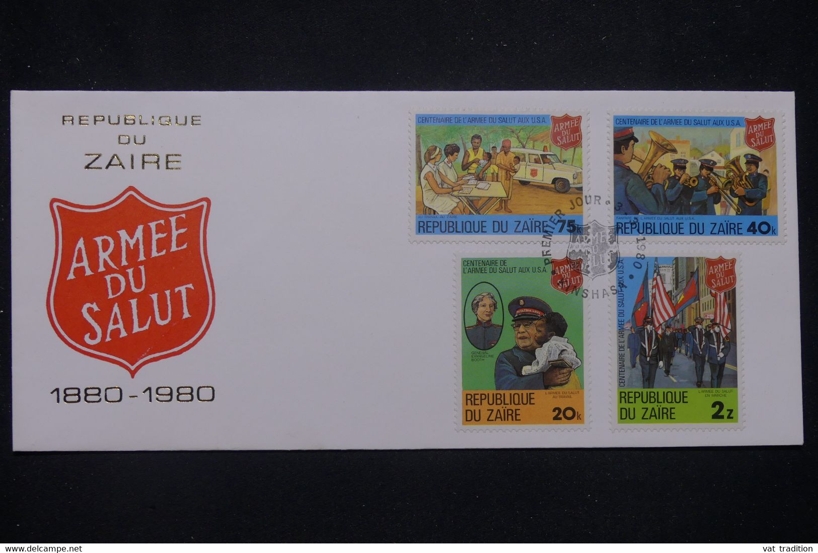 ZAÏRE - Enveloppe FDC En 1980 - Armée Du Salut - L 140237 - 1980-1989