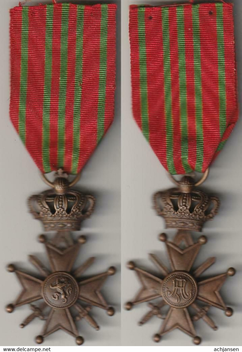 Belgique, Croix De Guerre 1914-1918 - Belgio