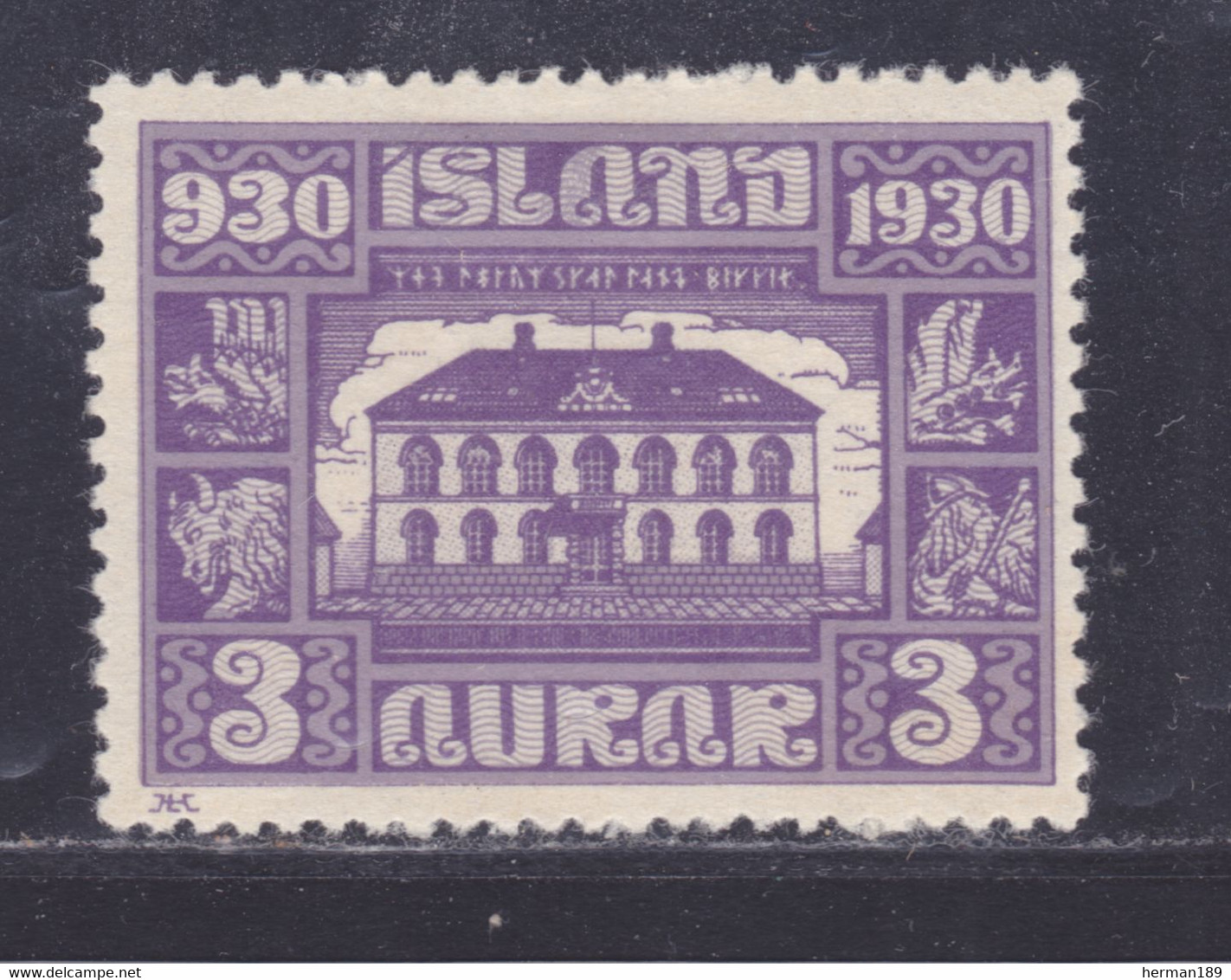 ISLANDE N°  123 * MLH Neuf Avec Charnière, TB (D9270) Le Parlement à Reykjavik - 1930 - Ongebruikt