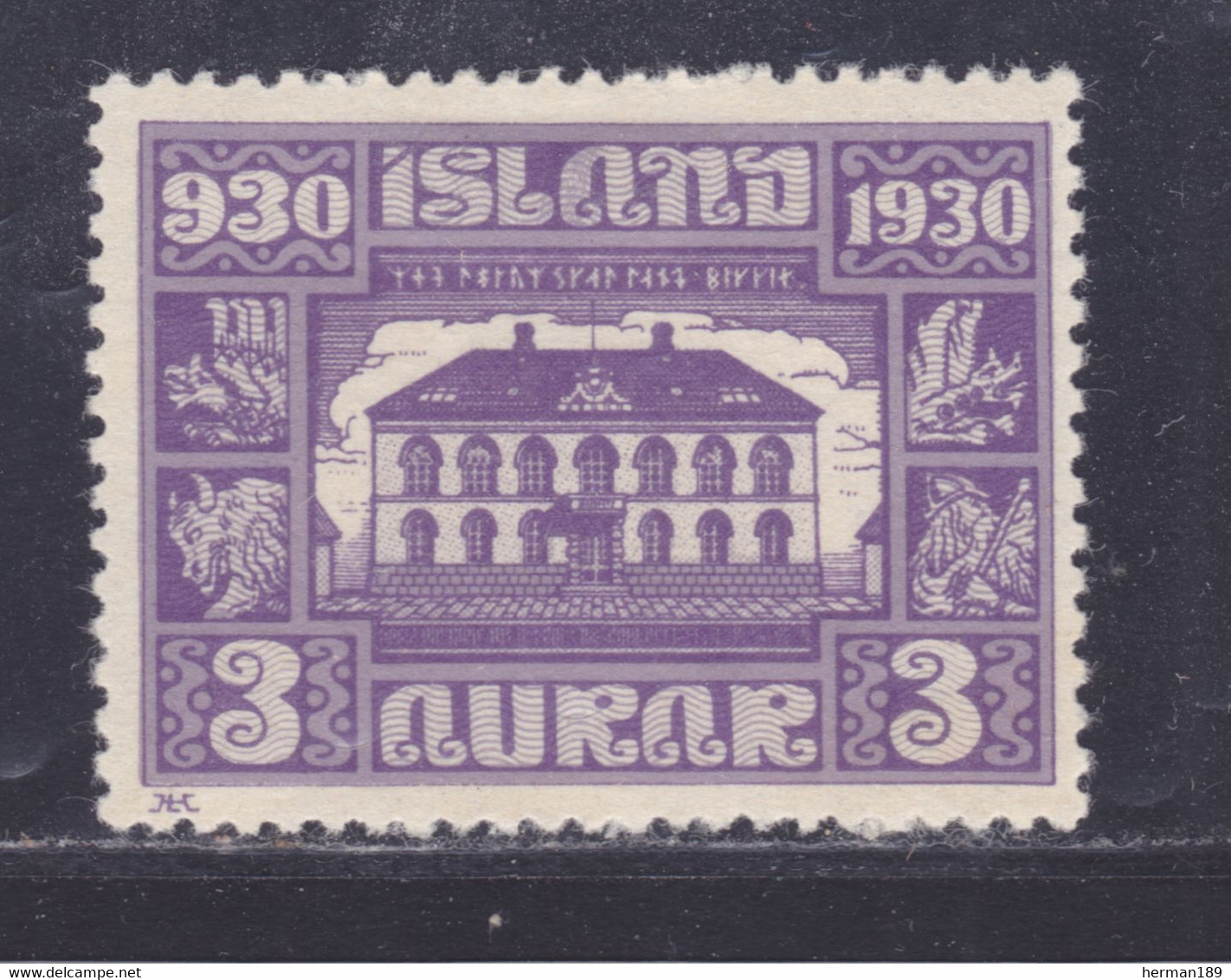 ISLANDE N°  123 * MLH Neuf Avec Charnière, TB (D9270) Le Parlement à Reykjavik - 1930 - Nuevos