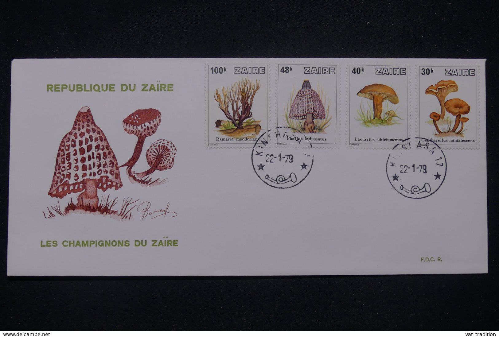 ZAÏRE - Enveloppe FDC En 1979 - Champignons - L 140246 - 1971-1979