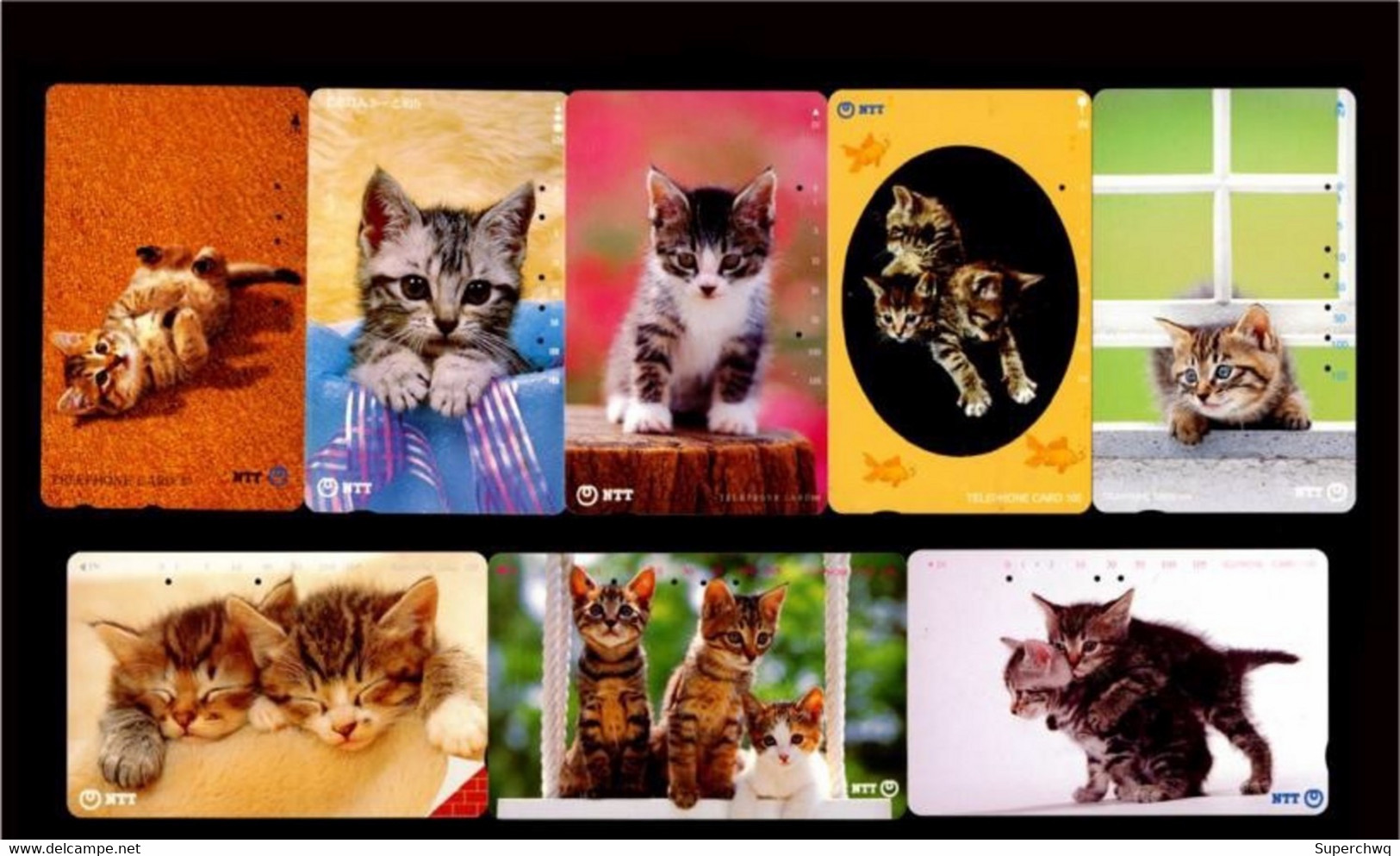 Japan Phonecard，Animal，cat，31 Pcs - Türkei