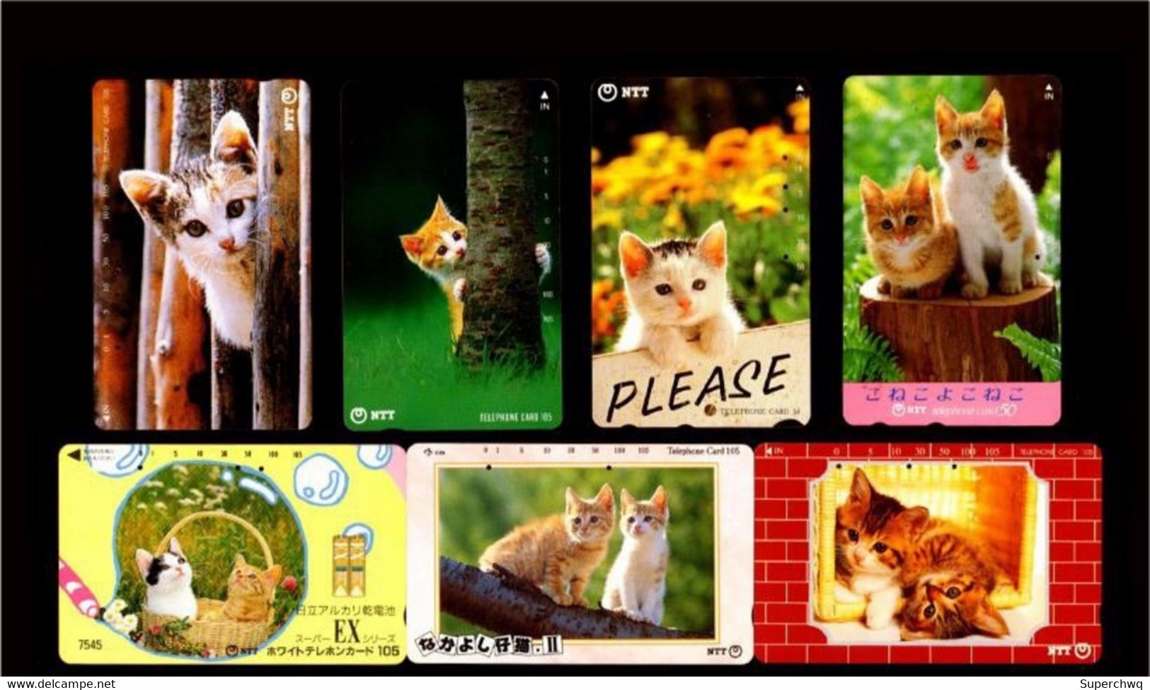 Japan Phonecard，Animal，cat，31 Pcs - Türkei