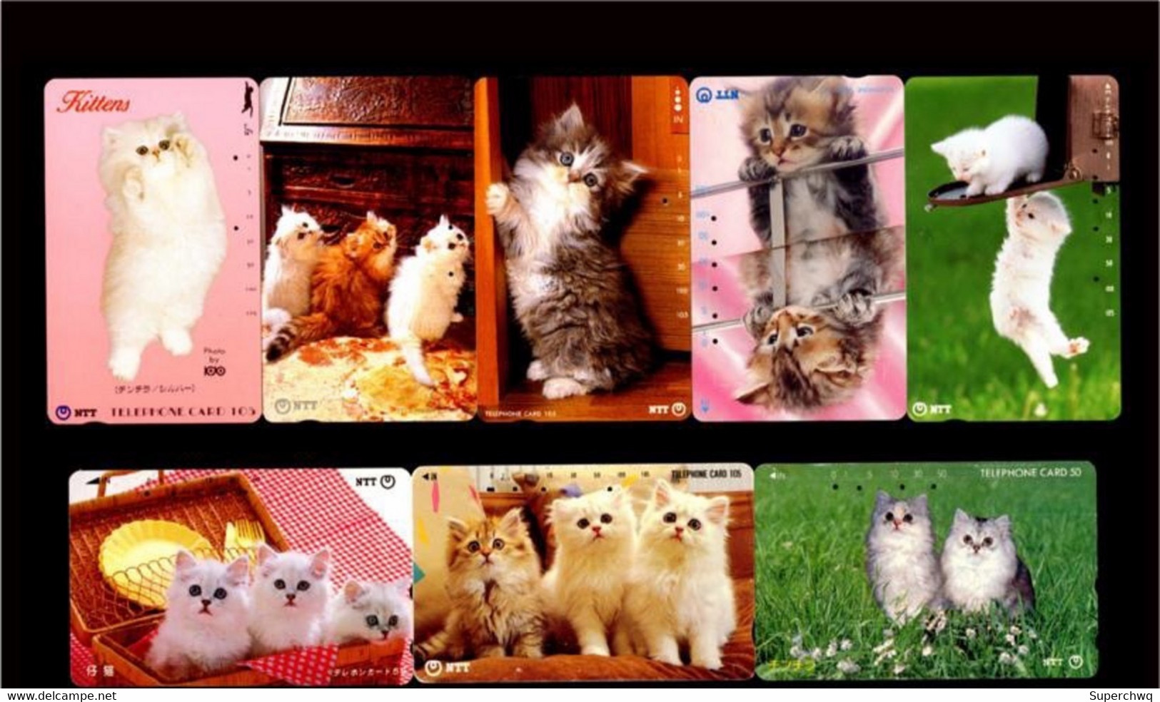 Japan Phonecard，Animal，cat，31 Pcs - Türkei