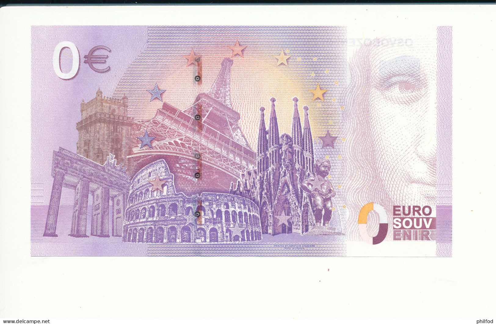 Billet Touristique 0 Euro - OSVOBOZENÍ PLZNĚ THE LIBERATION OF PILSEN - CZAG - 2020-2 - N° 11543 - Billet épuisé - Autres & Non Classés