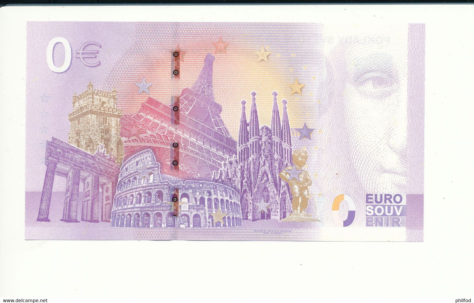 Billet Touristique 0 Euro - POKLADY SVĚTOVÉ FILATELIE BIENNALE 2020 - NÁRODNÍ  - CZAN - 2020-1 - N° 5043 - Autres & Non Classés