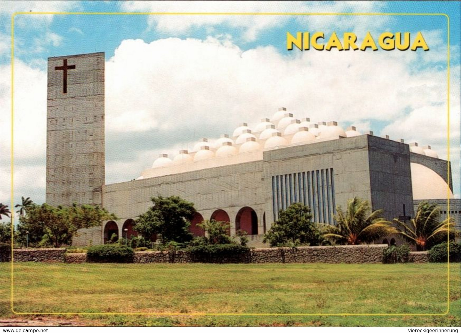 ! Moderne Ansichtskarte Aus Nicaragua, Kirche, Managua - Nicaragua