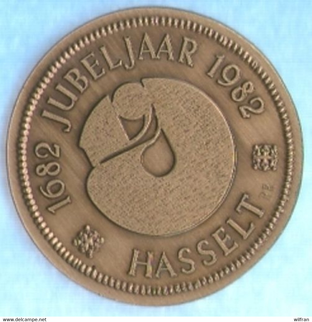 4133 Vz Virga Jesse - Kz 1682 Jubeljaar 1982 Hasselt - Gemeindemünzmarken