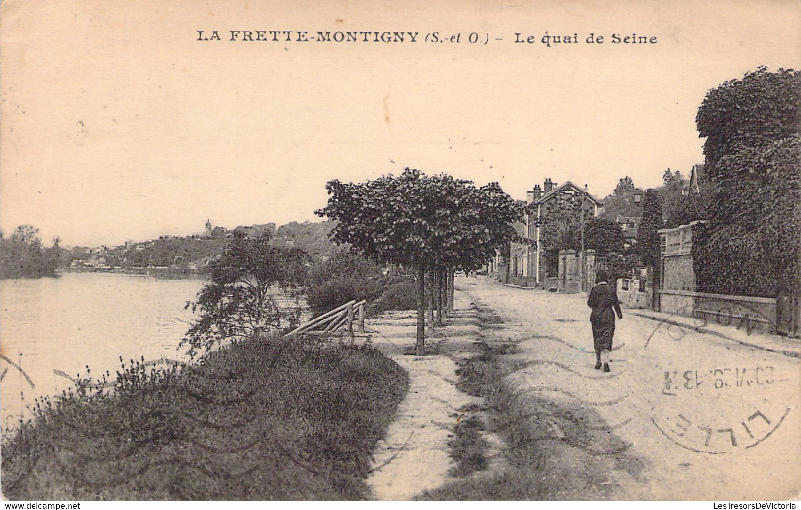 FRANCE - 95 - La FRETTE MONTIGNY - Le Quai De Seine  - Carte Poste Ancienne - La Frette-sur-Seine