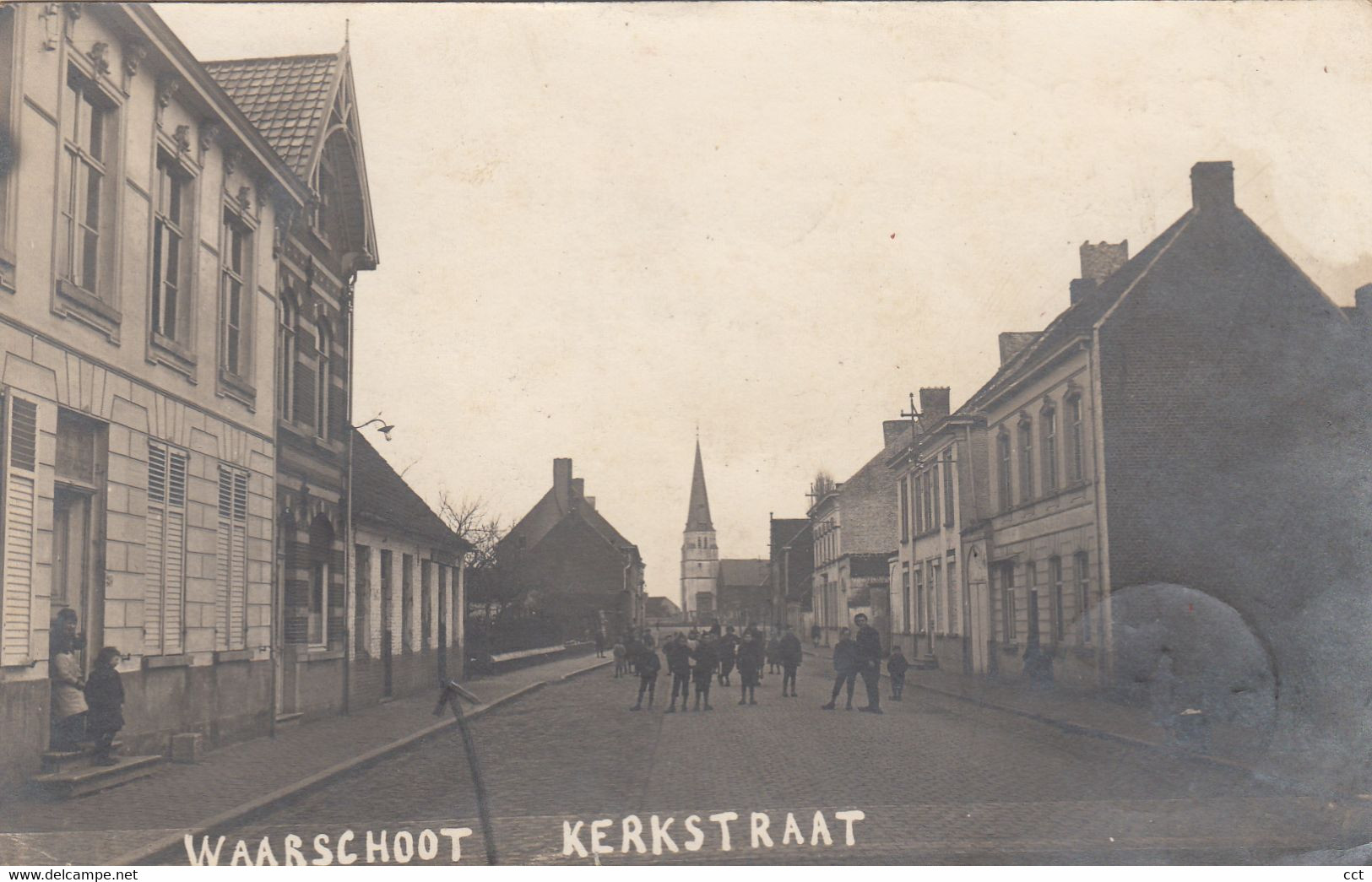 Waarschoot   FOTOKAART Van De Kerkstraat - Waarschoot