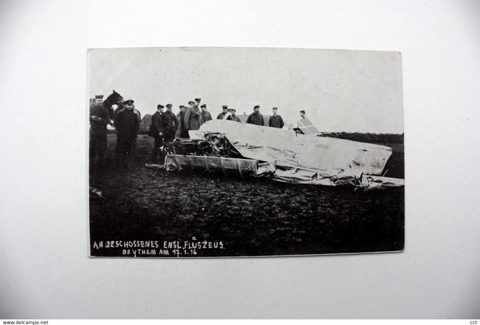 Beythem  Beitem  Roeselare   Abgeschossenes Engl Flugzug   17 Januari 1916 EERSTE WERELDOORLOG AVION AVIATION - Röselare