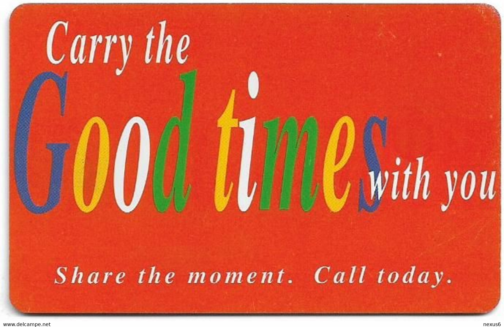 Namibia - Telecom Namibia - Carry The Good Times With You, 10$, 50.000ex, Used - Namibia