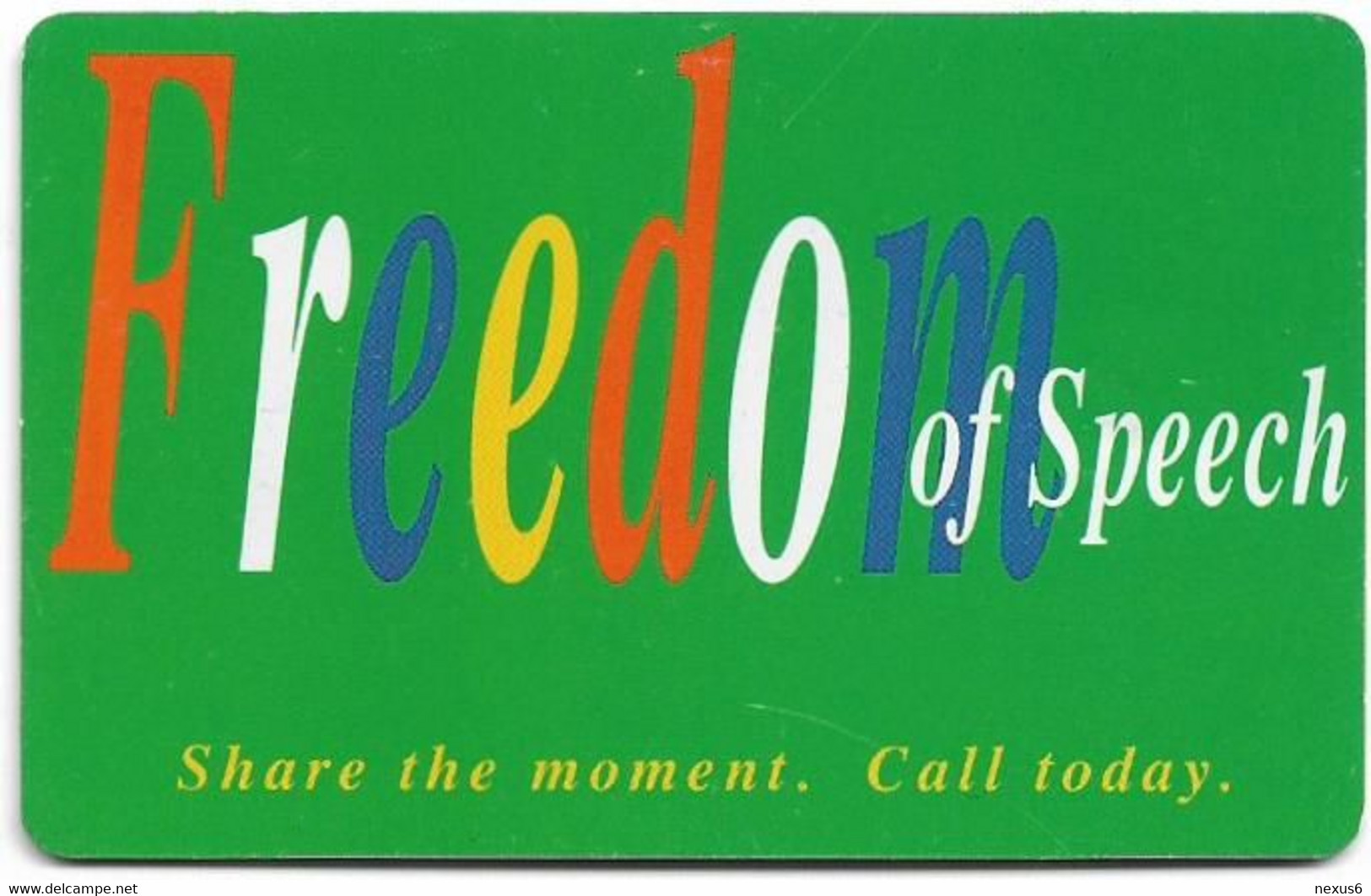 Namibia - Telecom Namibia - Freedom Of Speech, 10$, 50.000ex, Used - Namibia