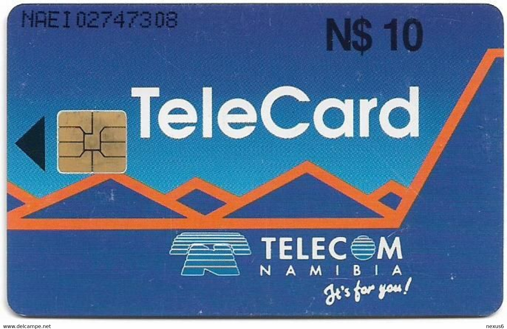 Namibia - Telecom Namibia - Freedom Of Speech, 10$, 50.000ex, Used - Namibia