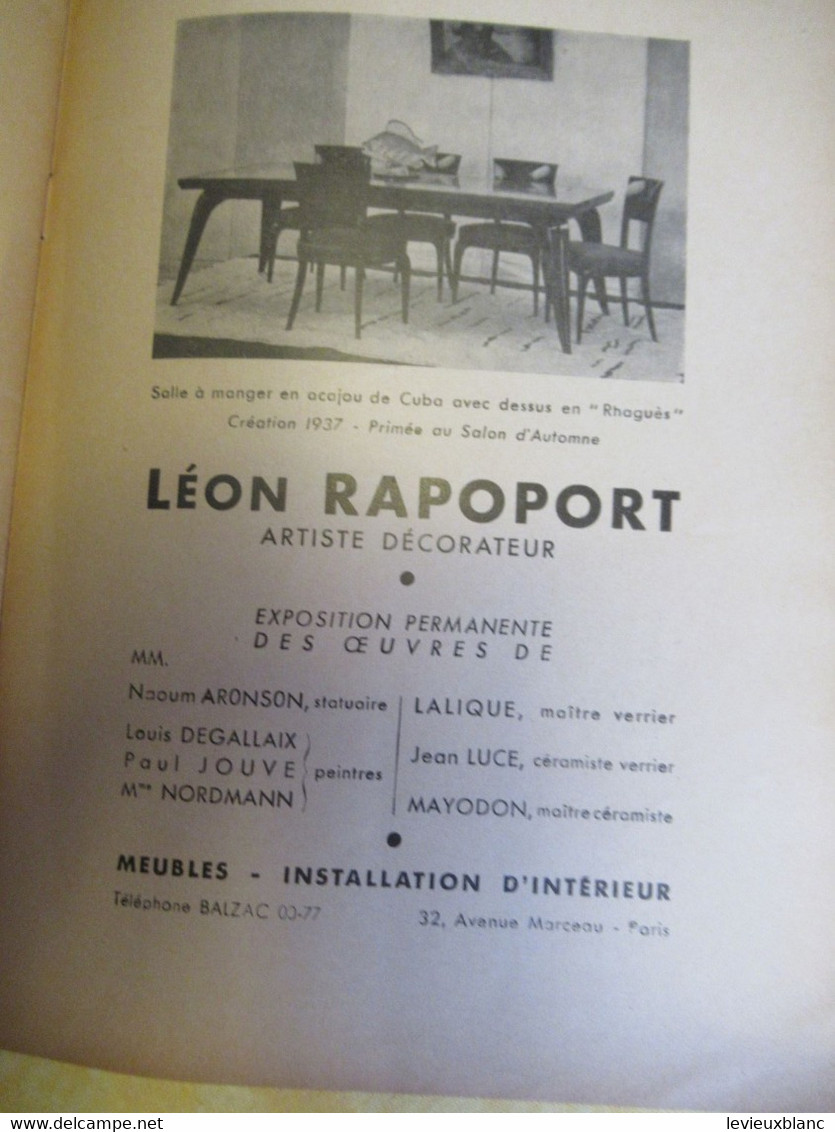 Programme ancien/Théâtre National de l'Opéra Comique/Concerts PASDELOUP/Festival RAVEL/A. Helmann/1938    PROG325