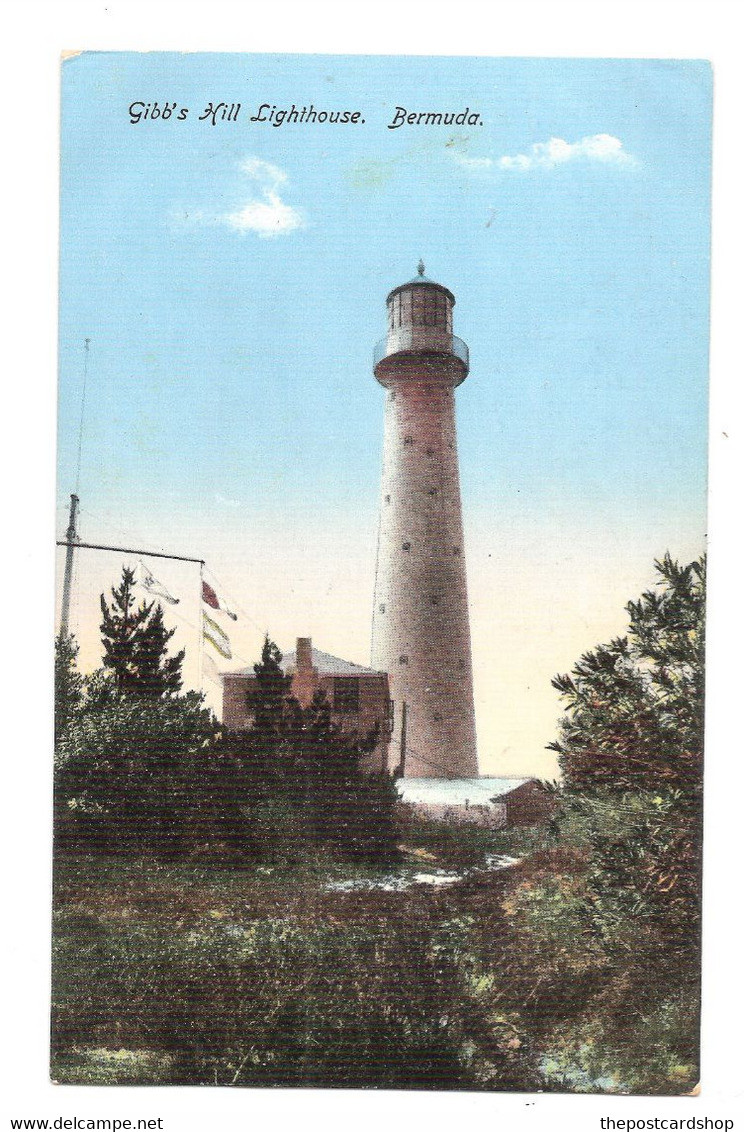 BERMUDA GIBBS HILL LIGHTHOUSE éditeur Bermuda Drug Co Hamilton MORE BERMUDA LISTED REF 37 - Bermudes