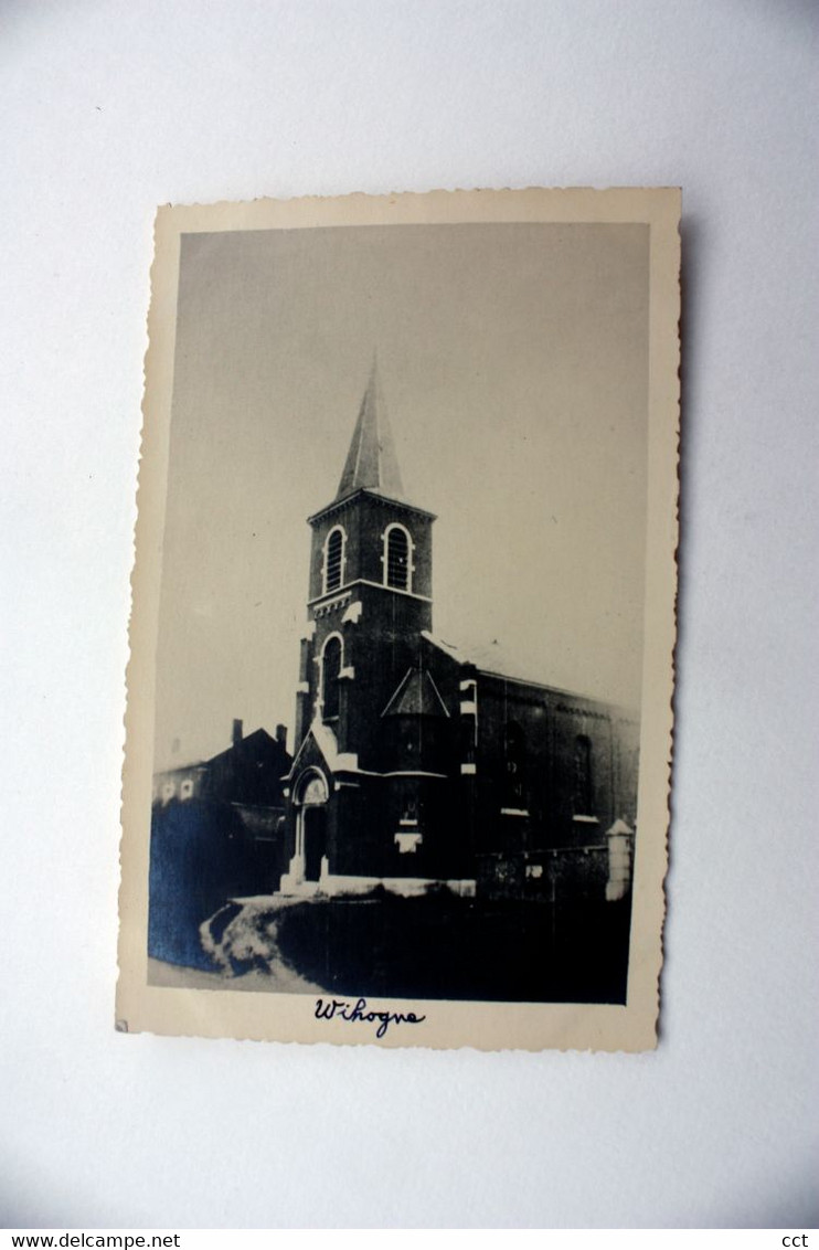 Wihogne  Juprelle   CARTE PHOTO  De L'église   (format CPA) - Juprelle