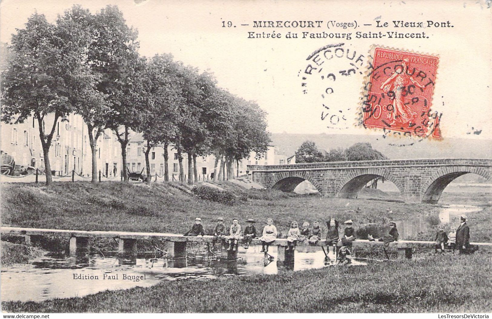 FRANCE - 88 - MIRECOURT - Le Vieux Pont - Entrée Du Faubourg Saint Vincent - Paul BOUGEL - Carte Postale Ancienne - Mirecourt