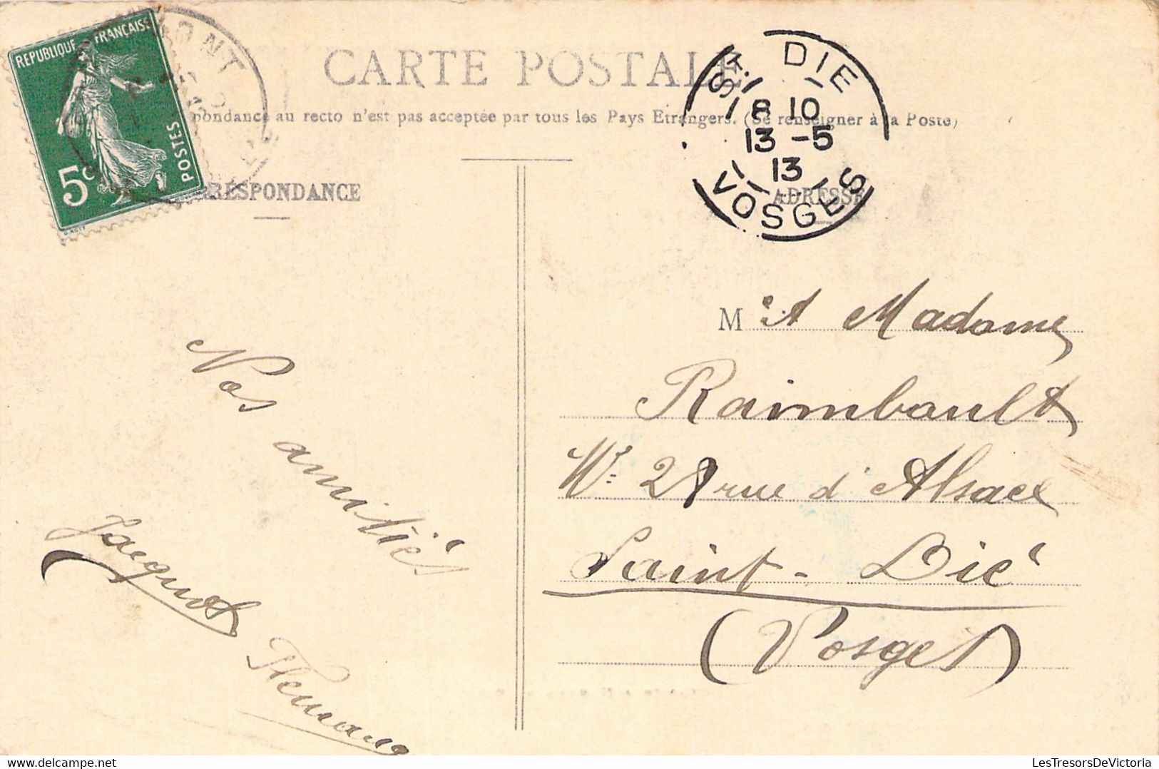 FRANCE - 88 - CORNIMONT - Champs à Nabord Et Gare - Welck 7176 - Carte Postale Ancienne - Cornimont