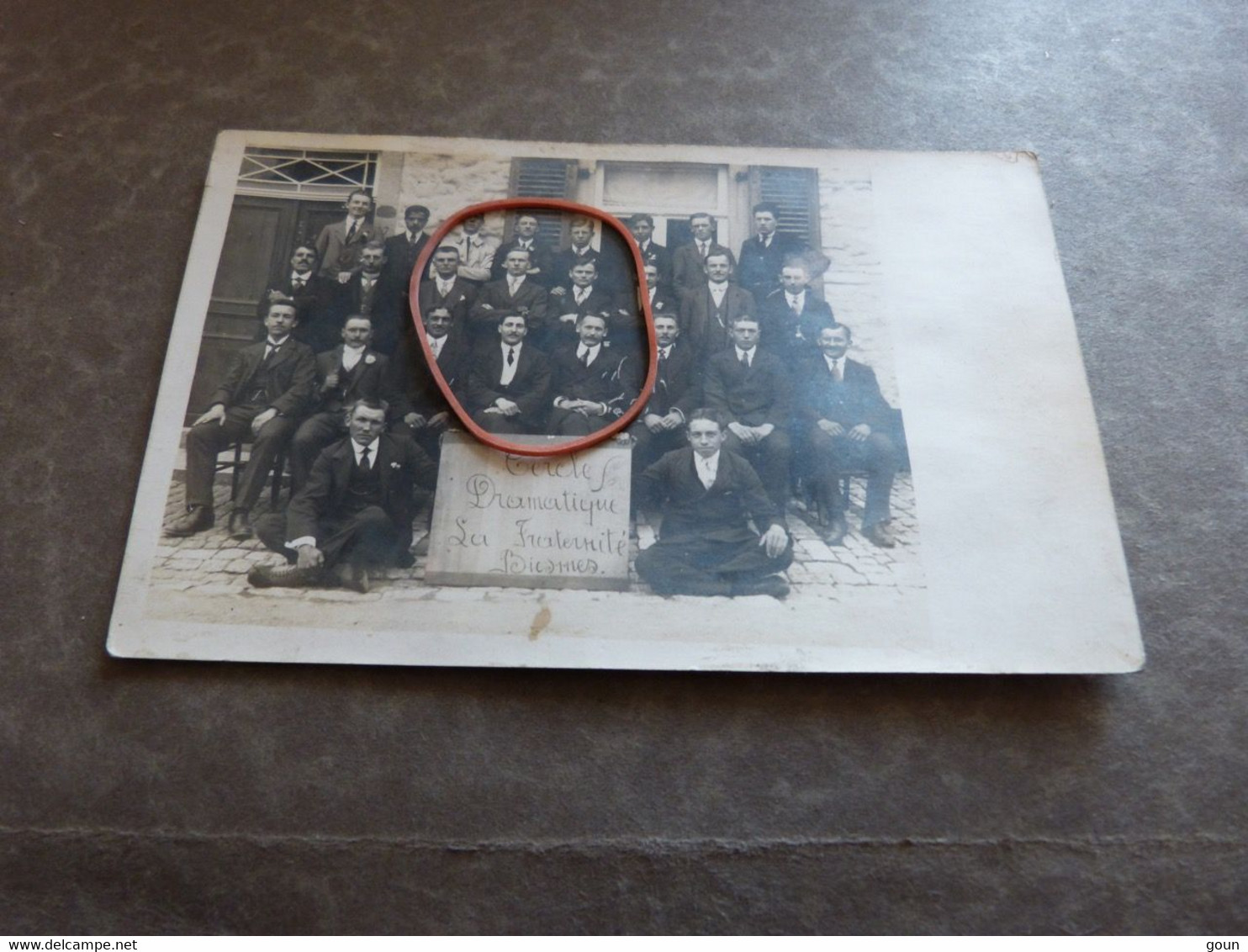 Carte Photo Mettet Biesmes Cercle Dramatique La Fraternité - Mettet