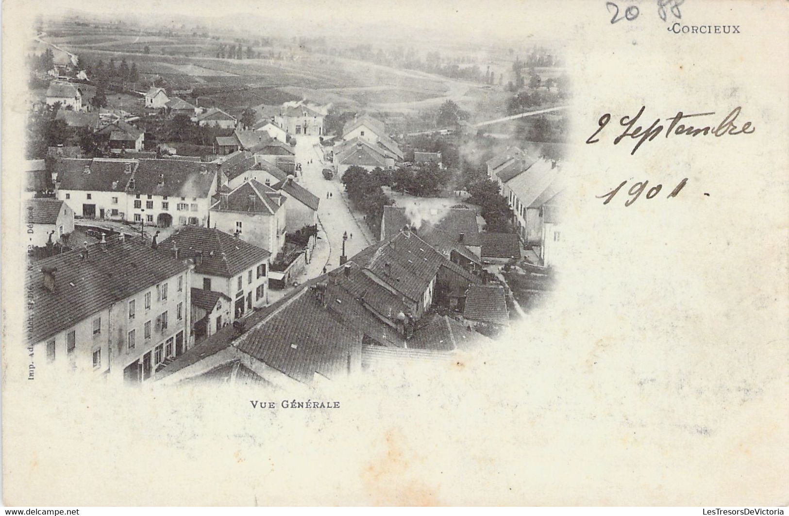 FRANCE - 88 - CORCIEUX - Vue Générale - Carte Postale Ancienne - Corcieux