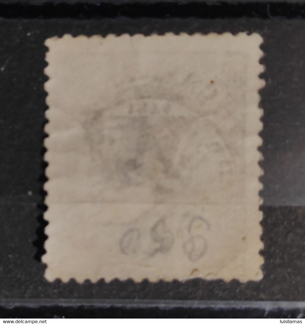 España 1874 Alegoría De La Justicia, 5  Ct. Con Goma, En Buen Estado - Unused Stamps