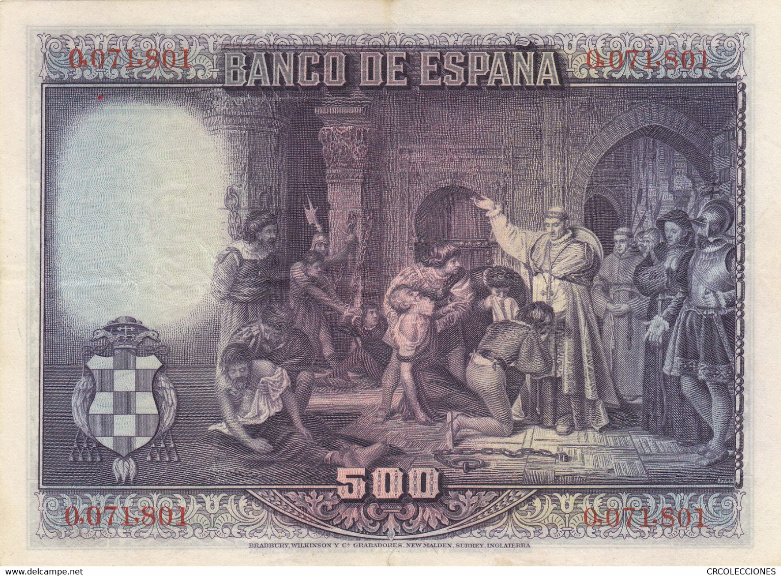 CRBS0695 BILLETE ESPAÑA 500 PESETAS 1928 - 500 Pesetas