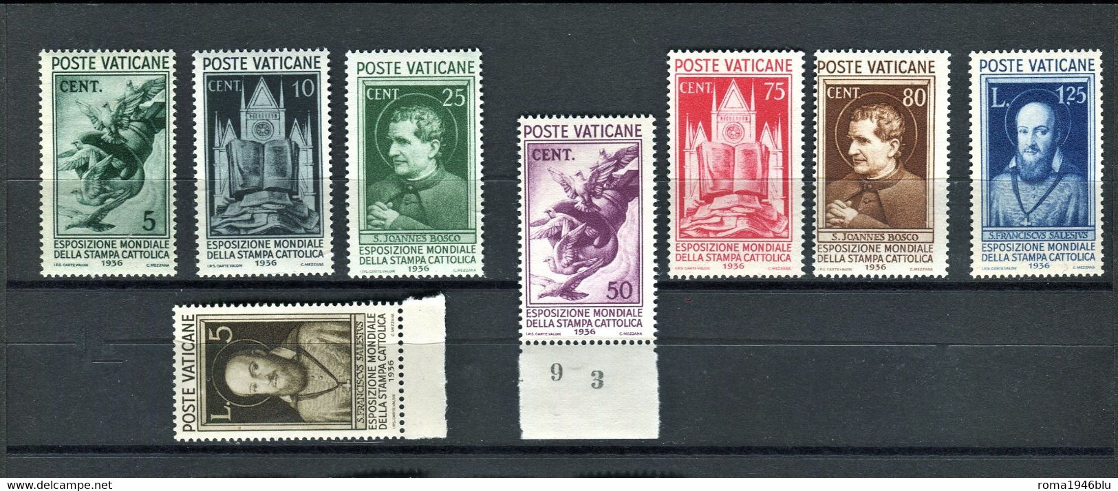 VATICANO 1936 STAMPA CATTOLICA SERIE CPL. ** MNH - Nuovi