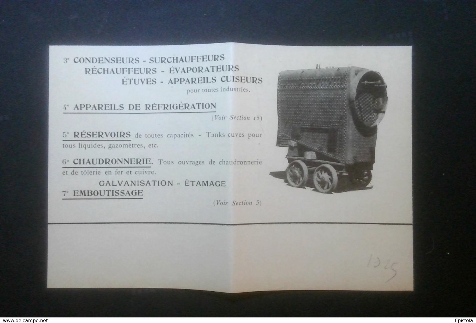 ►  SURCHAUFFEUR Sur Roues  Pour Usine Ou Mine  - Coupure De Presse 1925  (Encadré Photo) - Matériel Et Accessoires