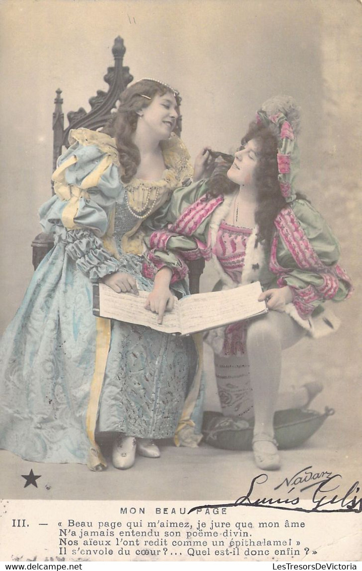 SPECTACLE - Théâtre - MON BEAU PAGE - III - Carte Postale Ancienne - Theater