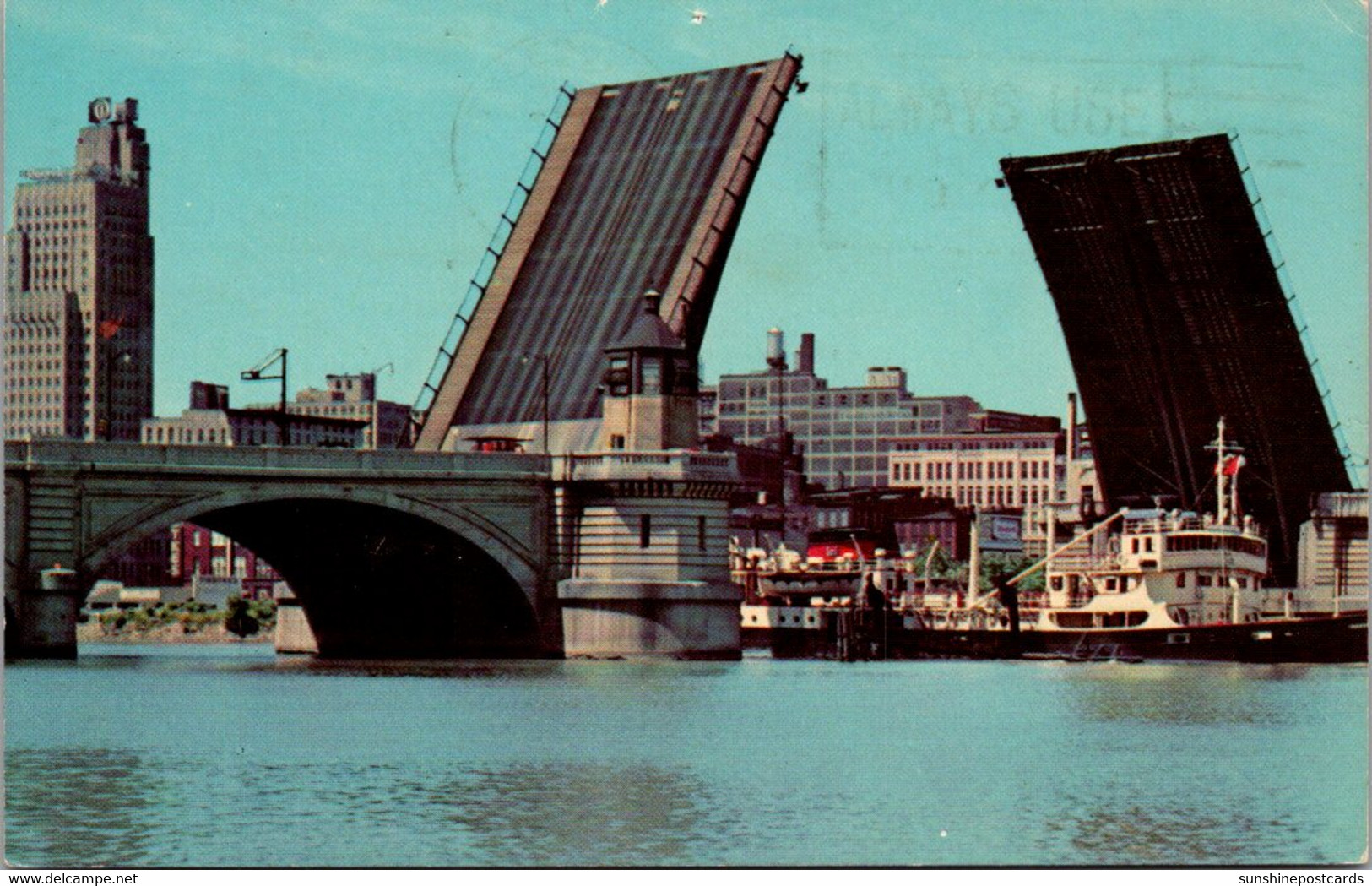 Ohio Toledo Cherry Street Bridge 1961 - Toledo