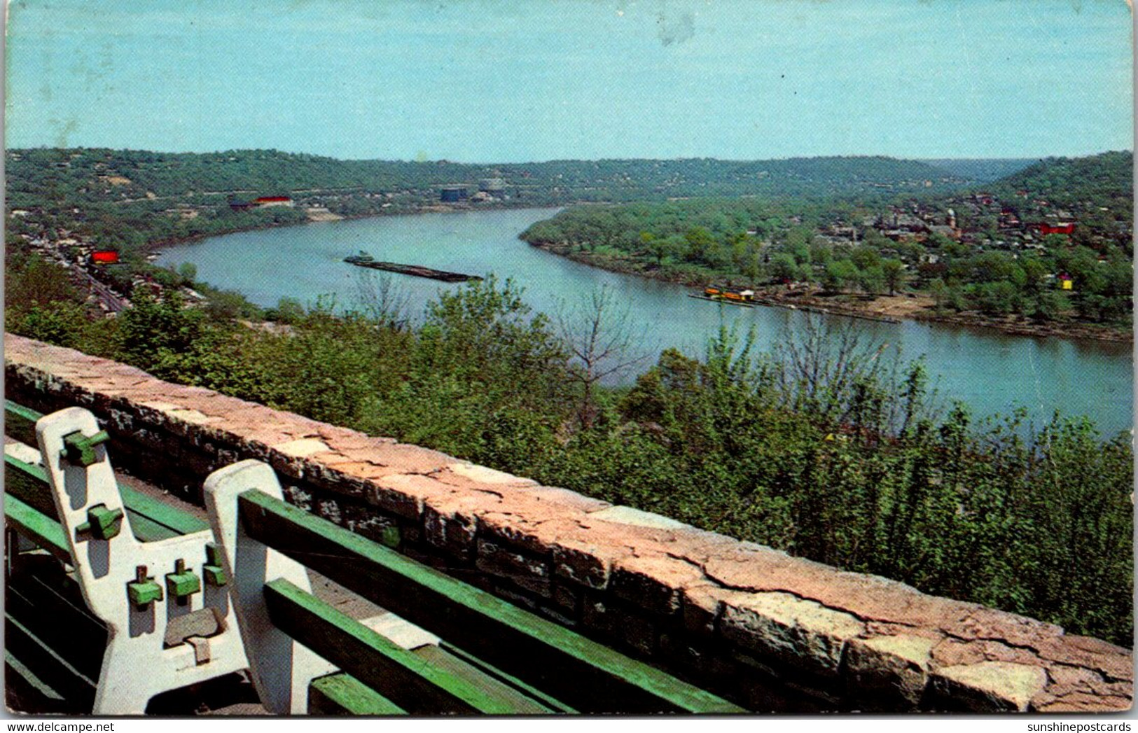 Ohio Cincinnati Eden Park View Of The Ohio River 1966 - Cincinnati