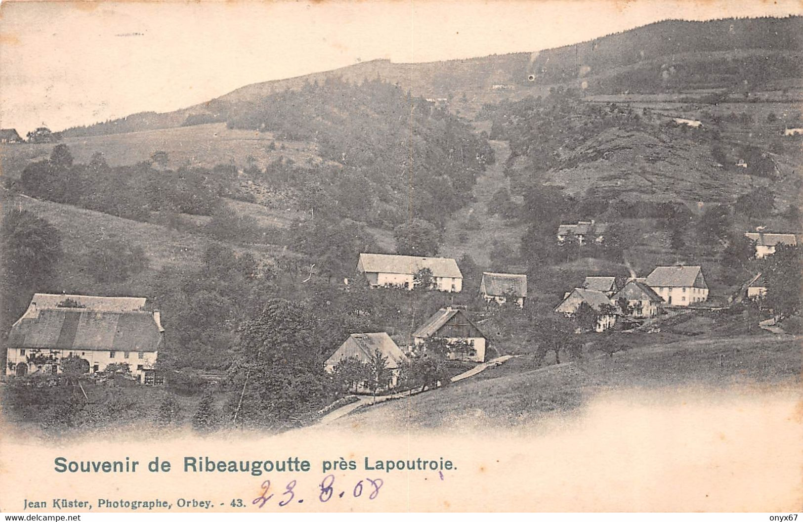 Souvenir De RIBEAUGOUTTE-LAPOUTROIE-68-Haut-Rhin-Photo Jean Küster, Orbey N° 43 - Lapoutroie