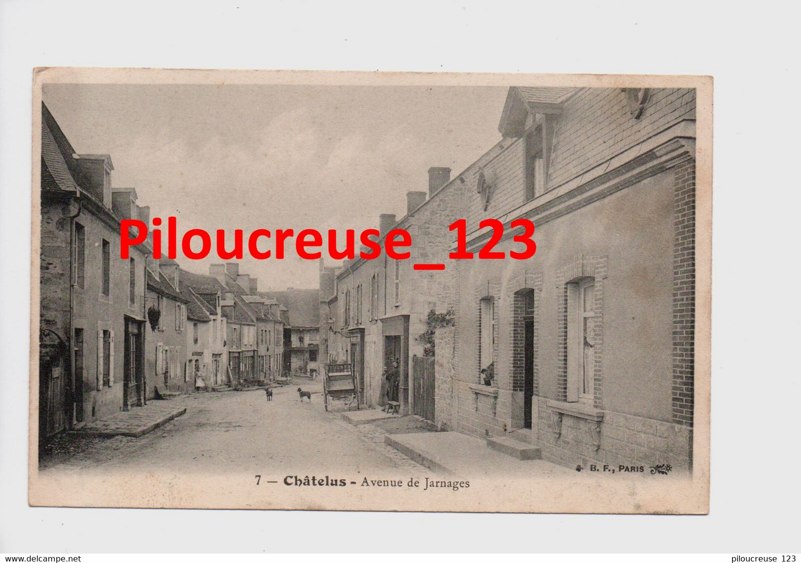 23 Creuse - CHATELUS-MALVALEIX - " Avenue De Jarnages " - Chatelus Malvaleix