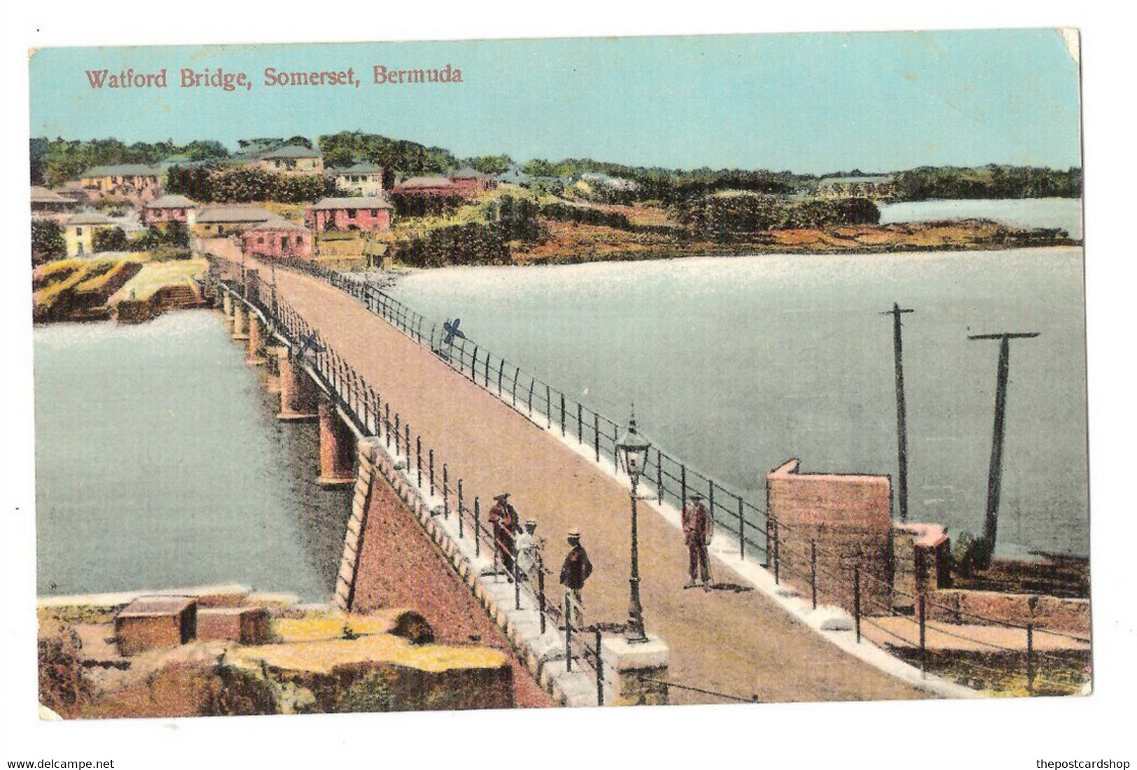 BERMUDA WATFORD BRIDGE SOMERSET BERMUDA By J N P PATTERSON  SOMERSET MORE BERMUDA LISTED REF 30 - Bermudes